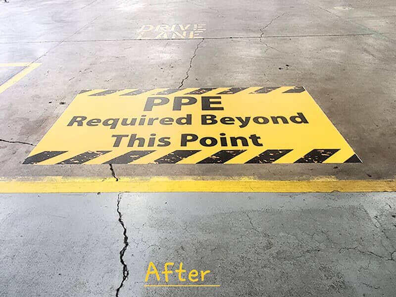 Custom floor graphics